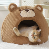 Hoopet Warm Little Bear Cat Bed
